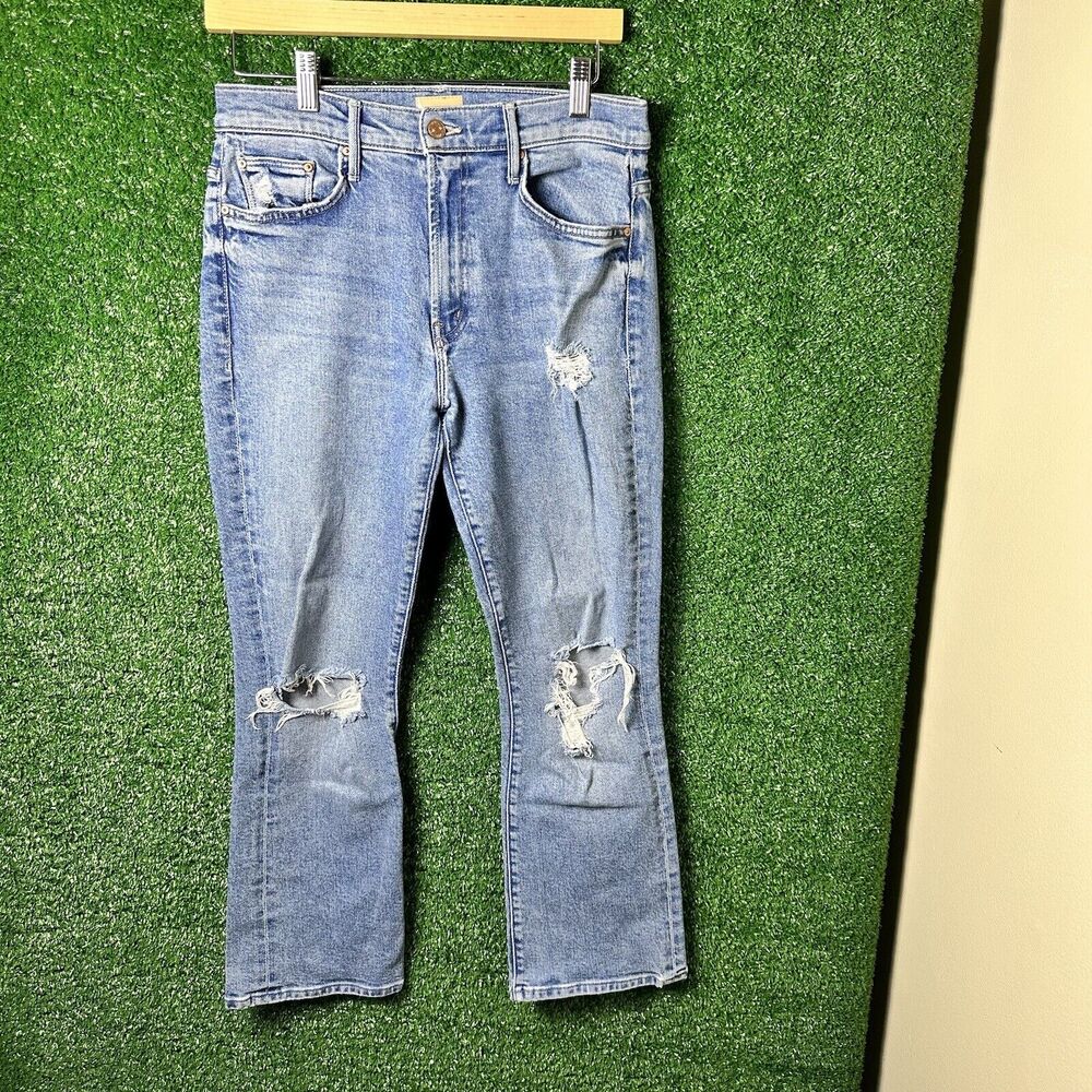 MOTHER Vintage Blue Straight Leg Jeans